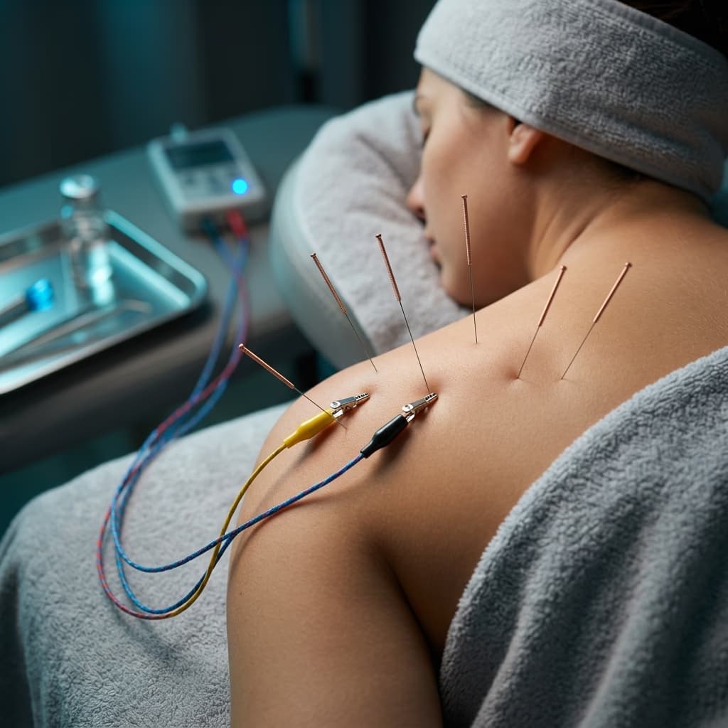 Electroacupuntura en Axis One Clinic